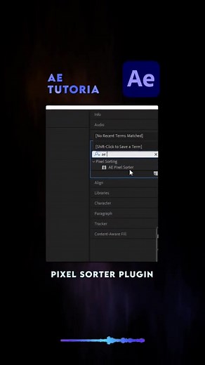 Download Pixel Sorter Plugin Tutorial for After Effects