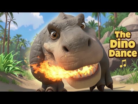 Dinosaur Song - The Dino Dance 🦖 | T-Rex & Brontosaurus | Nursery Rhymes & Kids Songs