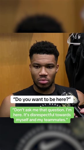 Giannis Antetokounmpo Addresses Disrespectful Questions