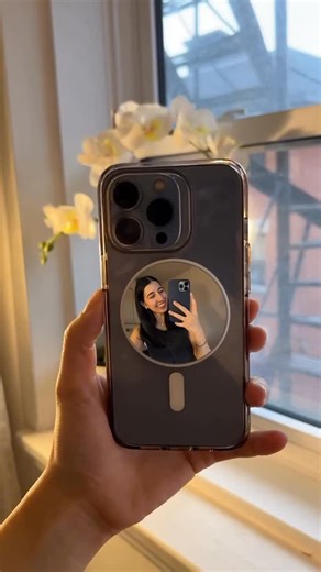 HIIQIFY on Instagram: "Comment “CUTE” CUTE MAGNETIC MAKEUP MIRROR🎀💖 Keep your look flawless on the go with this sleek and practical Magnetic Makeup Mirror. Designed to attach effortlessly to the back of your phone, this compact mirror works with both iPhones (MagSafe) and Android phones using a magnetic ring or case. Perfect for lipstick touch-ups, grooming checks, or a quick glance before a meeting or selfie. Key Features: 🧲 Magnetic Attachment – Strong and secure hold on any MagSafe-compati