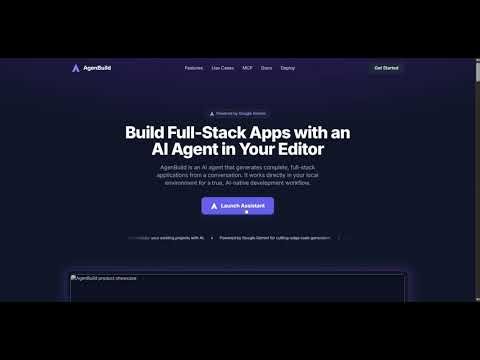 AgenBuild - Build Full Stack Apps | Live sync with VS Code!