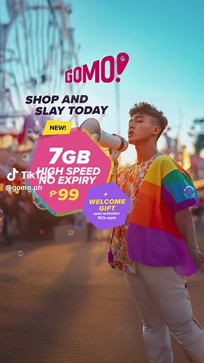 Get Your GOMO SIM Card for 7GB No Expiry Data