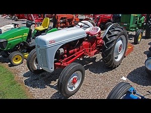 SOLD: 1951 Ford 8N Utility Tractors, Mower & Blade