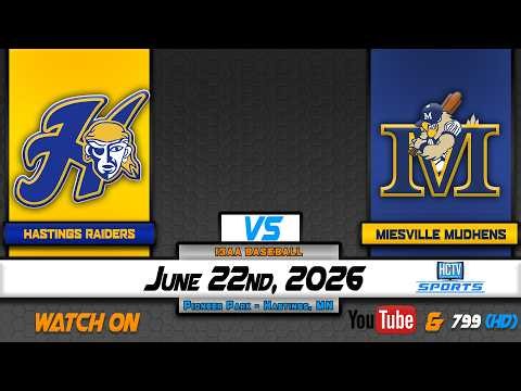 HCTV SPORTS: Hastings Raiders vs Miesville Mudhens | 13AA St. Paul Saints Spotlight Game | 6.22.26