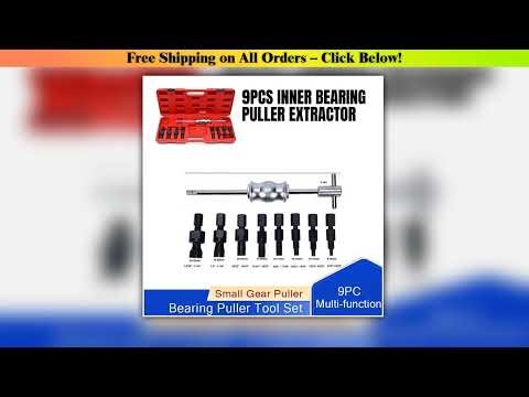 Multi-function 9pc Inner Bearing Puller Set Extractor Removal Tool Kit Blind Hole Kit Small Gear