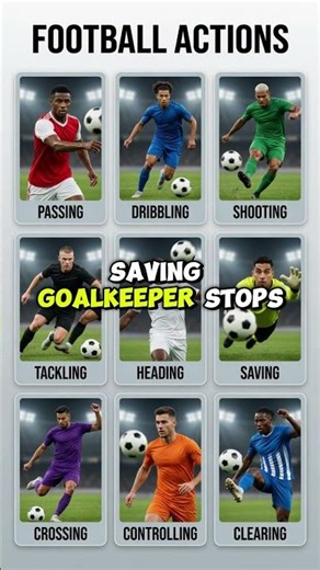 Football Actions You MUST Know ⚽️