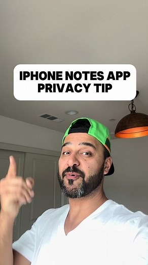 iPhone Notes App Privacy Tip