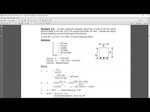 Lecture 7 Beam Capacity Analysis Example | Part 2 [Concrete Structures]