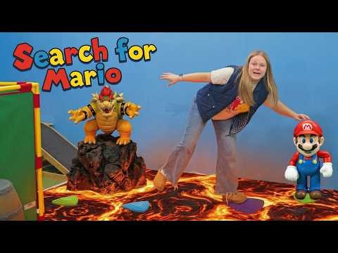 Assistant’s Super Mario Galaxy Scavenger Hunt in the Floor is lava Box Fort