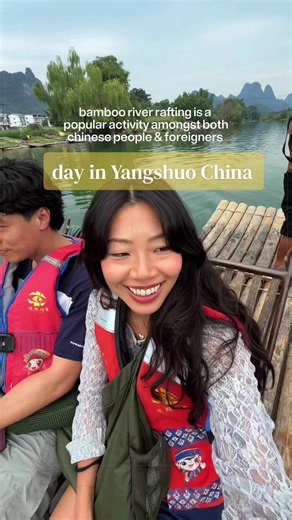 it’s so touristy but YOU MUST IN YANGSHUO!!! #yangshuo #chinatravels #chinavlog #yangshuochina