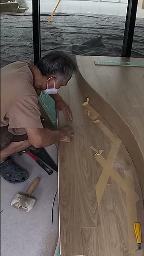 강마루 곡선 마감… 금형틀 없이 가능할까?