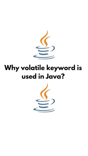EduAshthal | Volatile keyword in Java ⚙️ 🎯 Follow us 👉 @eduashthal ✅ . . 🎯 Daily free learning contents . #eduashthal #javakeywords... | Instagram