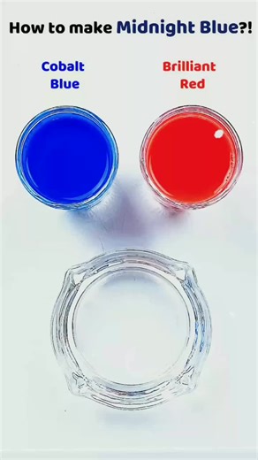 How to make midnight blue?!#colormixing #asmr #art #satisfying #paintmixing