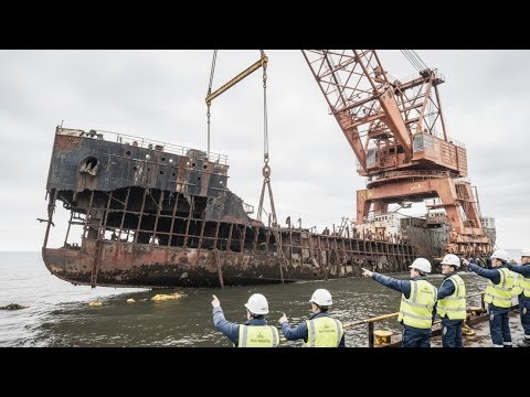 117 Year Old British Battleship Restored ⚓ HMS Swiftsure Restoration ASMR