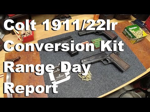 Colt 1911/22 Conversion Kit Range Report - Impressive!