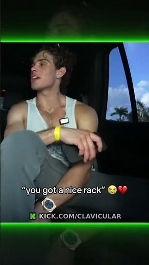 “you got a nice rack” 😭💔 #clavicular #kick #streamer #viral #fyp