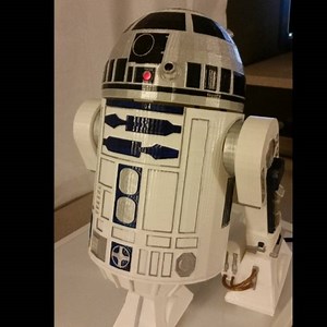3D Printable R2D2 - This is the Droid You're Looking For by Garrett Kearney