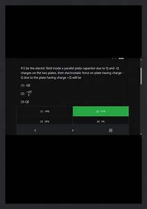 If E be the electric field inside a parallel plate capacitor du... | Filo