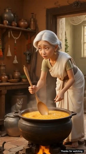 the magical spoon is talking with grandma😁🤣|magicalstories #bommalu #kidsstories #cartoon #kathalu
