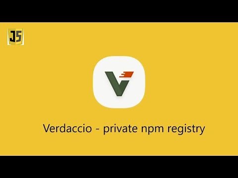 Verdaccio tutorial - local private npm registry