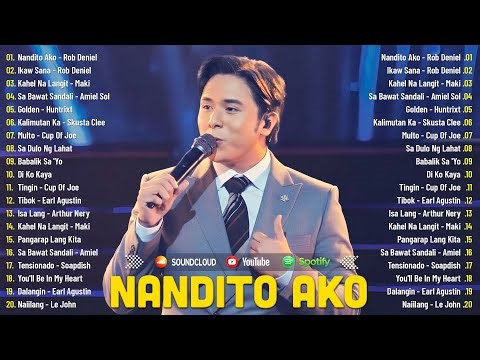 Ikaw Sana x Nandito Ako - Rob Deniel 💘 Hugot OPM Love Songs 2025 | Viral Tagalog Music Playlist
