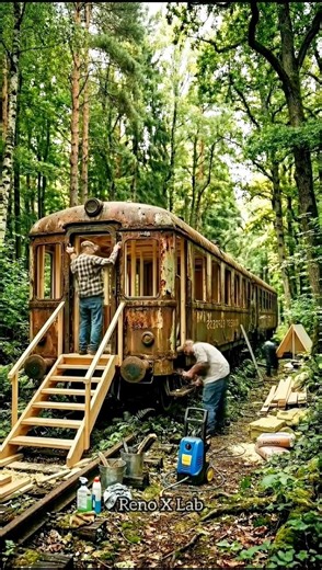 From Abandoned Train Carrige to Beautiful Forest Home | Before & After Transformation