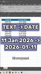 Fix Mixed Date Formats in Excel (Text to Columns Trick)