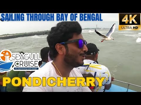 Sail with Seagull Cruise | Pondicherry Boating | 4K | Happy Voyage Vlogs தமிழ்