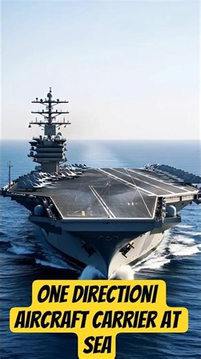 One Direction| Aircraft Carrier at Sea#shorts #oceanarsenal #science&technology #warships