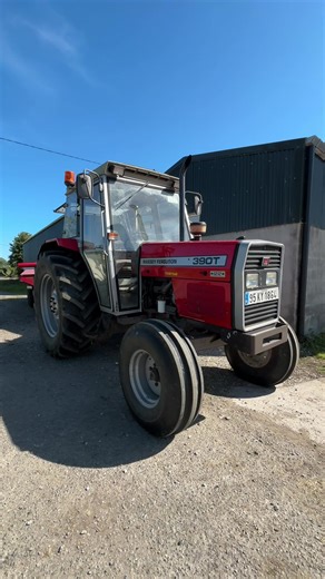 Discover the Pink Massey Ferguson 390T Tractor!