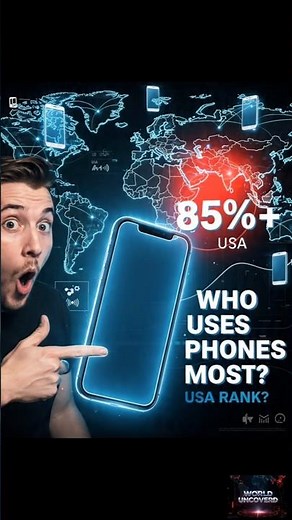 👉 How Many People Use Smartphones? 📱 | Where Does USA Rank?