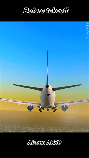 Before takeoff Airbus A380 || #aviation #airbusa380 #flightsimulator