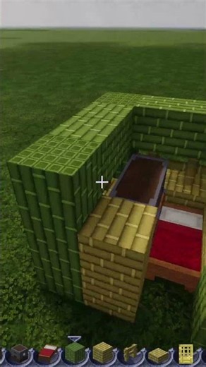 Amzing Minecraft Bamboo House🏡 #minecraft #shorts