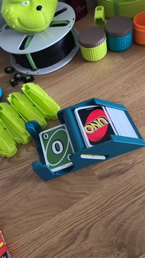 @filamentclub_ on Instagram: "Uno card dispenser printed on my Bambu lab X1C in PLA CF #3dprint #3dprinting #bambu #3dprinted #uno"