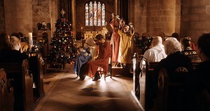 Wherever you are on life's journey, you're invited to church this Christmas. ⭐ Who will you invite this year? Be the first to see our #FollowTheStar campaign video. Discover more at AChurchNearYou.com. | The Church of England