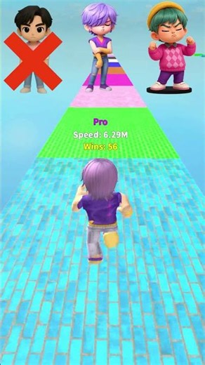 JINU 🆚 MYSTERY SAJA 🆚 BABY SAJA SPEEDRUN CHALLENGE | KPOP DEMON HUNTERS #kpopdemonhunters #shorts