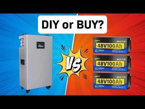 DIY 16kWh Battery Box vs 3× 48V 100Ah Batteries