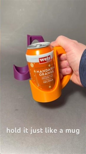 I designed and 3D Printed a 66mm Can Mug Holder. Here’s How It Turned Out #3dprinting #3dprinted