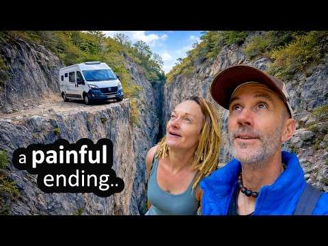 HONESTLY, it was HORRENDOUS! VAN LIFE EUROPE - (STORM DAMAGE & KILLER GORGE HIKE) Sardinia