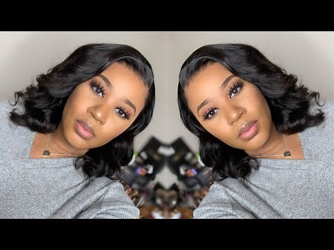 Short Everyday 14 inch High Density Lace Front Wig|Victoriaswig