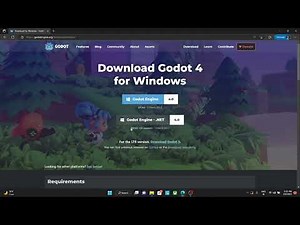 Godot 4 Beginner Tutorial Series - 02. Downloading Godot Engine