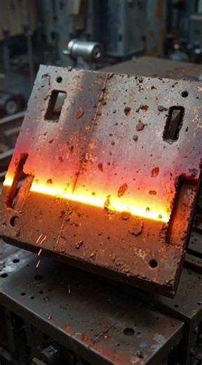 Rusted Steel machine guard panel #EcoFriendlyCleaning #LaserTech #laser