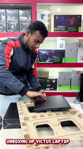 HP VICTUS Gaming Laptop Unboxing by Happy Customer । Ryzen 7 7445HS NVIDIA RTX 4050 With 6GB GPU