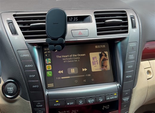 雷克萨斯 LS460 LS600 原厂升级改装Carplay Hicar