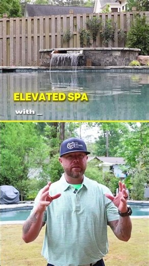 They wasted this backyard for years… here’s the transformation 🔥#outdoorliving #pooldesign