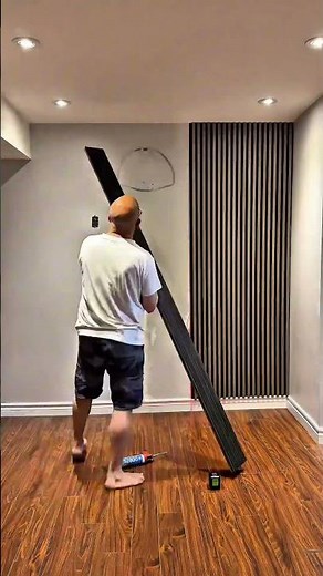 Installing fluted wall panels by ‪@swancanada‬