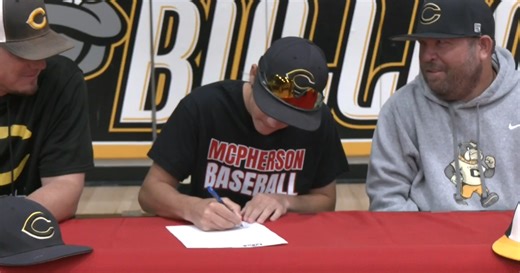 Calera's Chaffin signs with McPherson College to play baseball