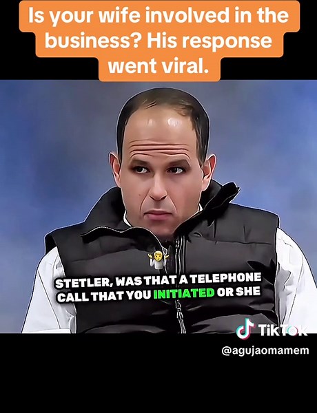 Is your wife involved in the business? His response went viral.#copsoftiktok #police #cops
