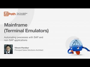 Mainframe terminal emulators: Automating processes with SAP and non SAP applications