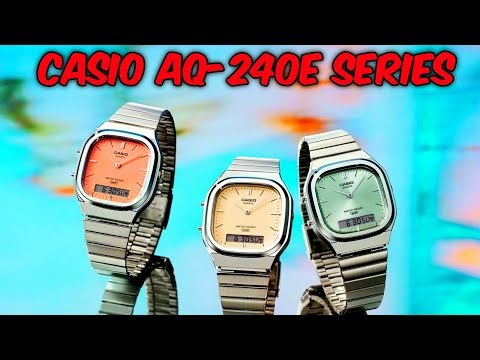 Casio AQ-240E Series Revealed: New Vintage Watches Launching April 2026! (Full Review)